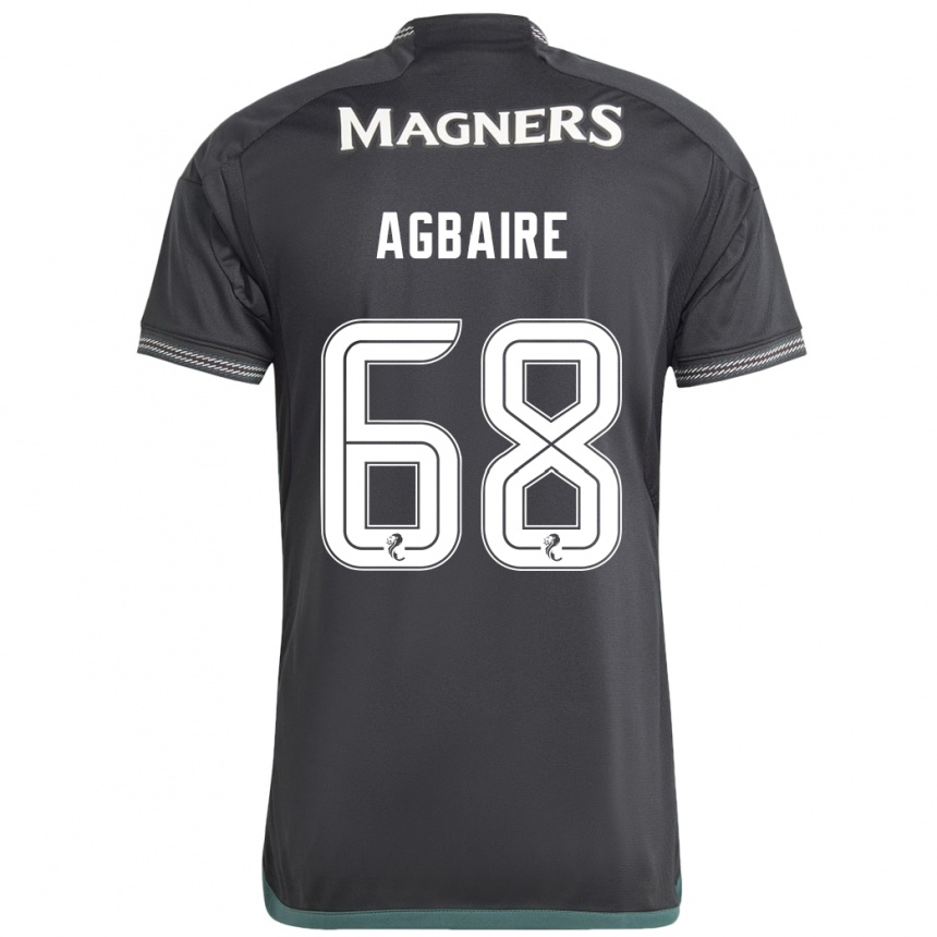 Kids Football Lenny Agbaire #68 Black Away Jersey 2023/24 T-Shirt Canada