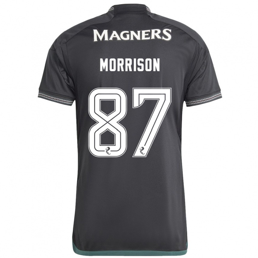 Kids Football Joe Morrison #87 Black Away Jersey 2023/24 T-Shirt Canada