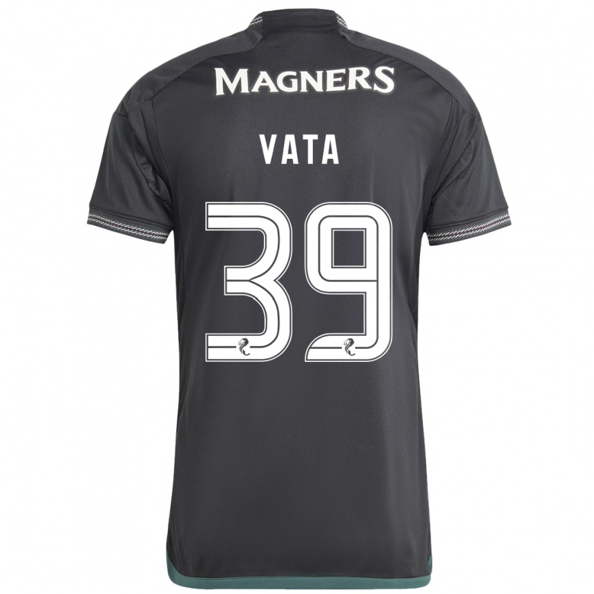 Enfant Football Maillot Rocco Vata #39 Noir Tenues Extérieur 2023/24 Canada