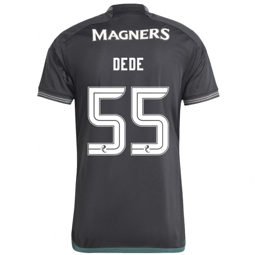 Kids Football Josh Dede #55 Black Away Jersey 2023/24 T-Shirt Canada