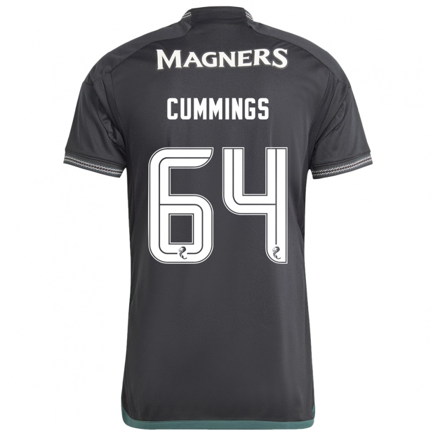 Kids Football Daniel Cummings #64 Black Away Jersey 2023/24 T-Shirt Canada