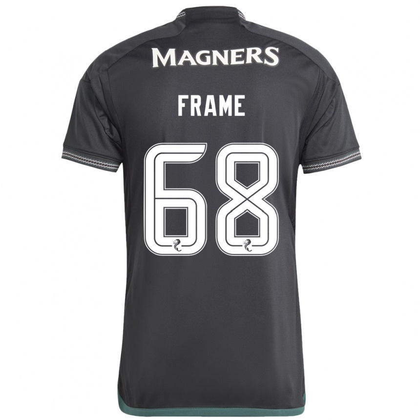 Kids Football Mitchel Frame #68 Black Away Jersey 2023/24 T-Shirt Canada