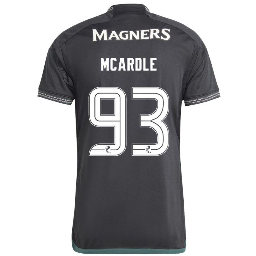 Kids Football Sean Mcardle #93 Black Away Jersey 2023/24 T-Shirt Canada