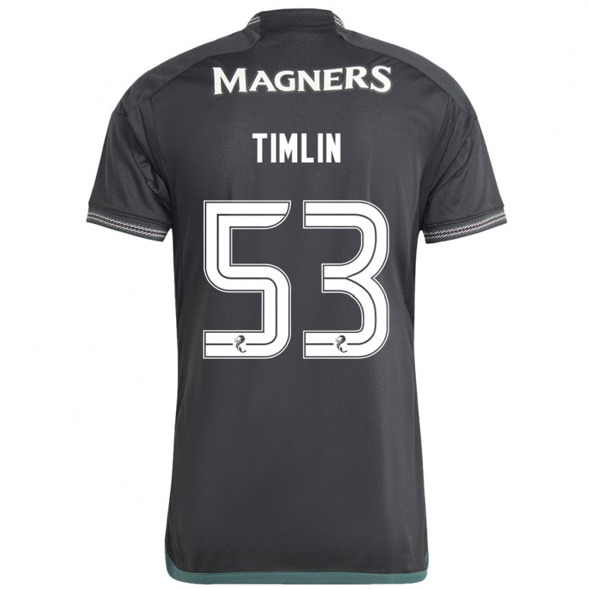 Enfant Football Maillot Sophie Timlin #53 Noir Tenues Extérieur 2023/24 Canada