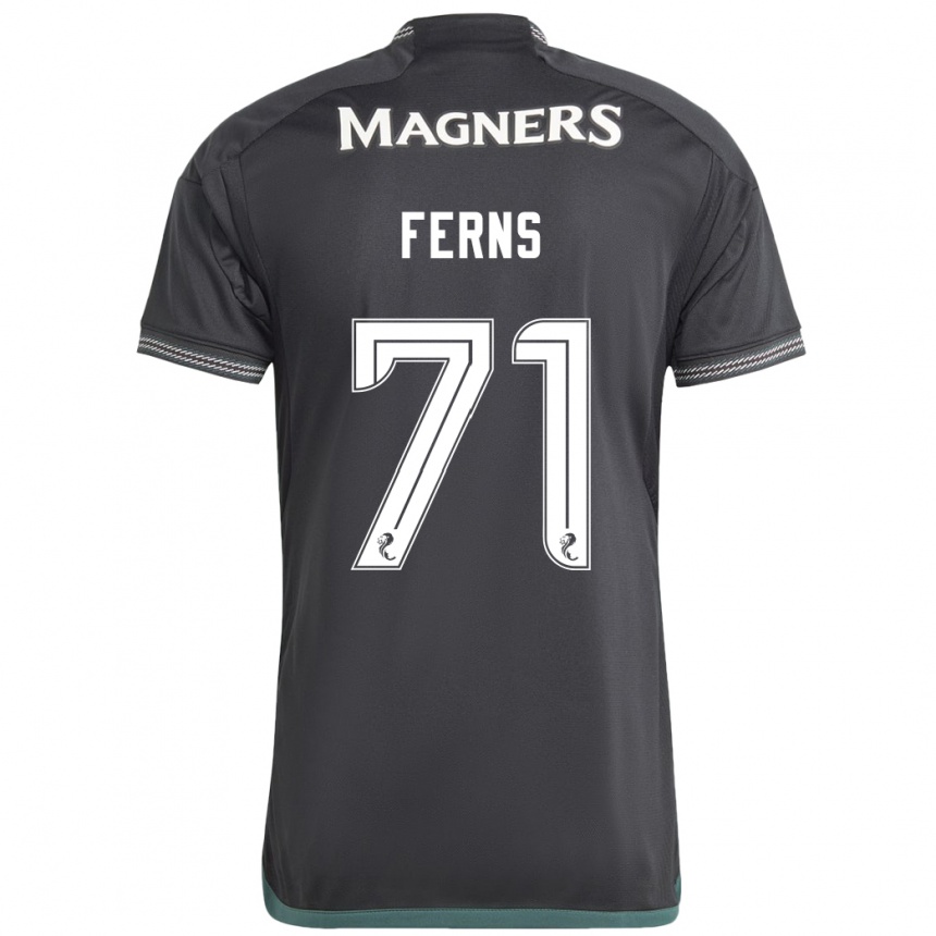 Kids Football Abbie Ferns #71 Black Away Jersey 2023/24 T-Shirt Canada