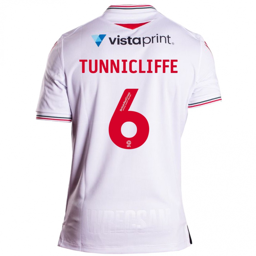 Enfant Football Maillot Jordan Tunnicliffe #6 Blanc Tenues Extérieur 2023/24 Canada