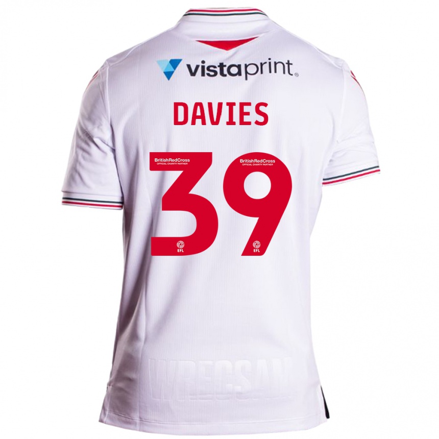 Enfant Football Maillot Daniel Davies #39 Blanc Tenues Extérieur 2023/24 Canada