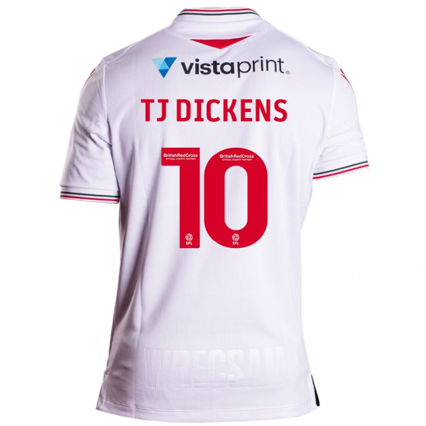 Enfant Football Maillot Tonicha Tj Dickens #10 Blanc Tenues Extérieur 2023/24 Canada