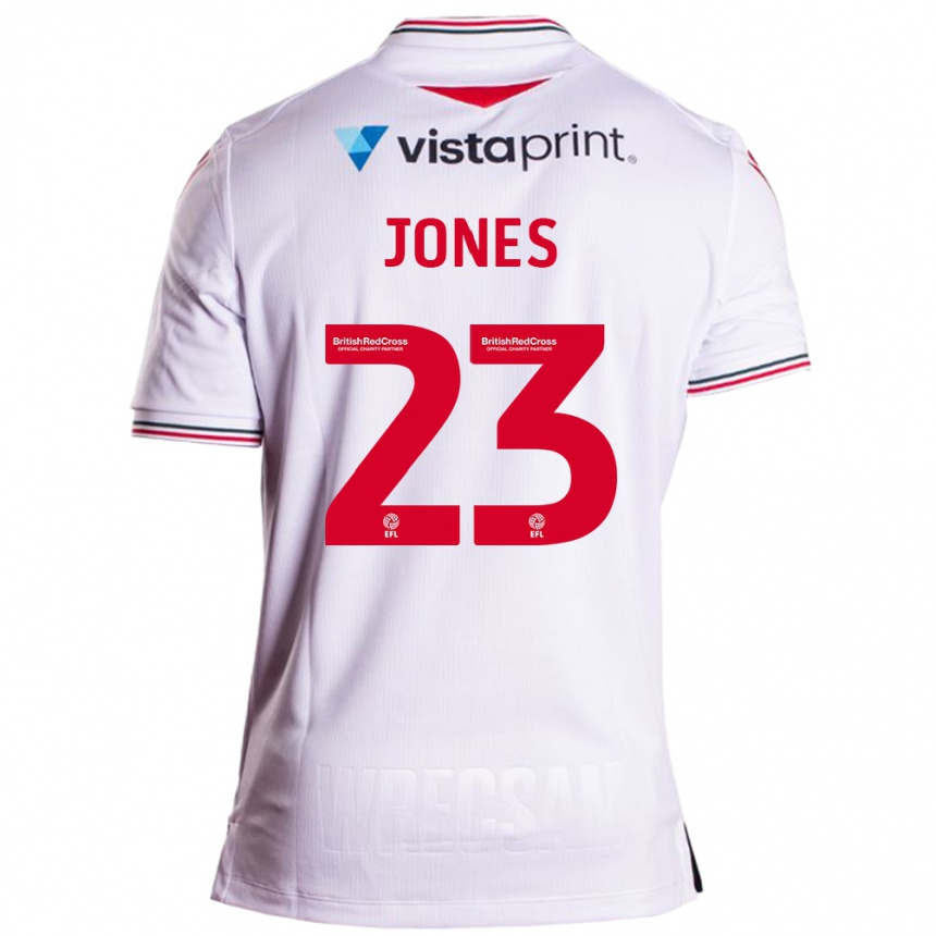 Kids Football Ruby Jones #23 White Away Jersey 2023/24 T-Shirt Canada