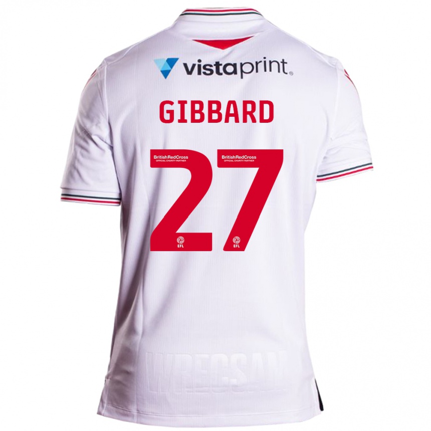 Enfant Football Maillot Mari Gibbard #27 Blanc Tenues Extérieur 2023/24 Canada