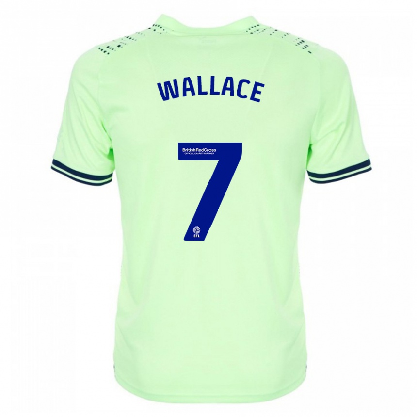 Kids Football Jed Wallace #7 Navy Away Jersey 2023/24 T-Shirt Canada