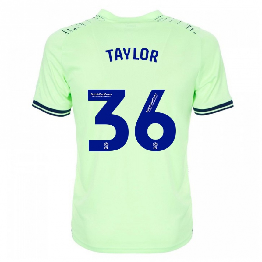 Kids Football Caleb Taylor #36 Navy Away Jersey 2023/24 T-Shirt Canada