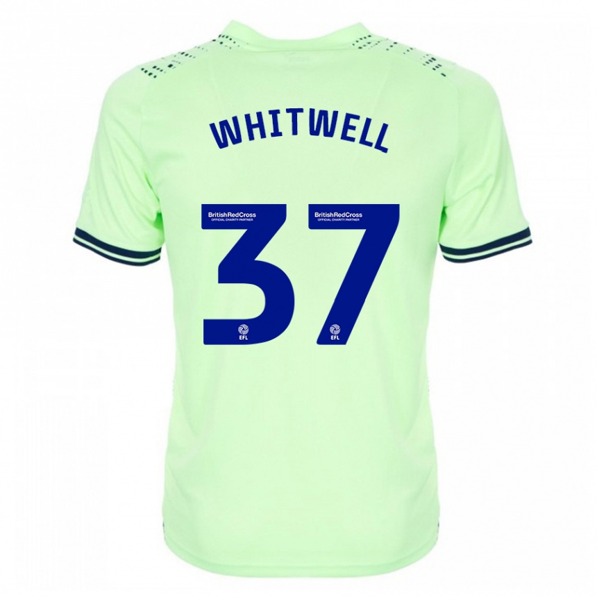 Enfant Football Maillot Harry Whitwell #37 Marin Tenues Extérieur 2023/24 Canada