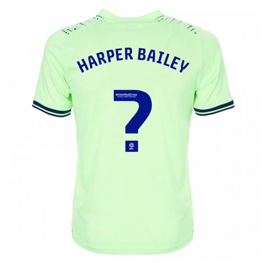 Enfant Football Maillot Aaron Harper-Bailey #0 Marin Tenues Extérieur 2023/24 Canada