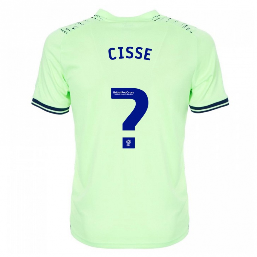 Kids Football Ben Cisse #0 Navy Away Jersey 2023/24 T-Shirt Canada