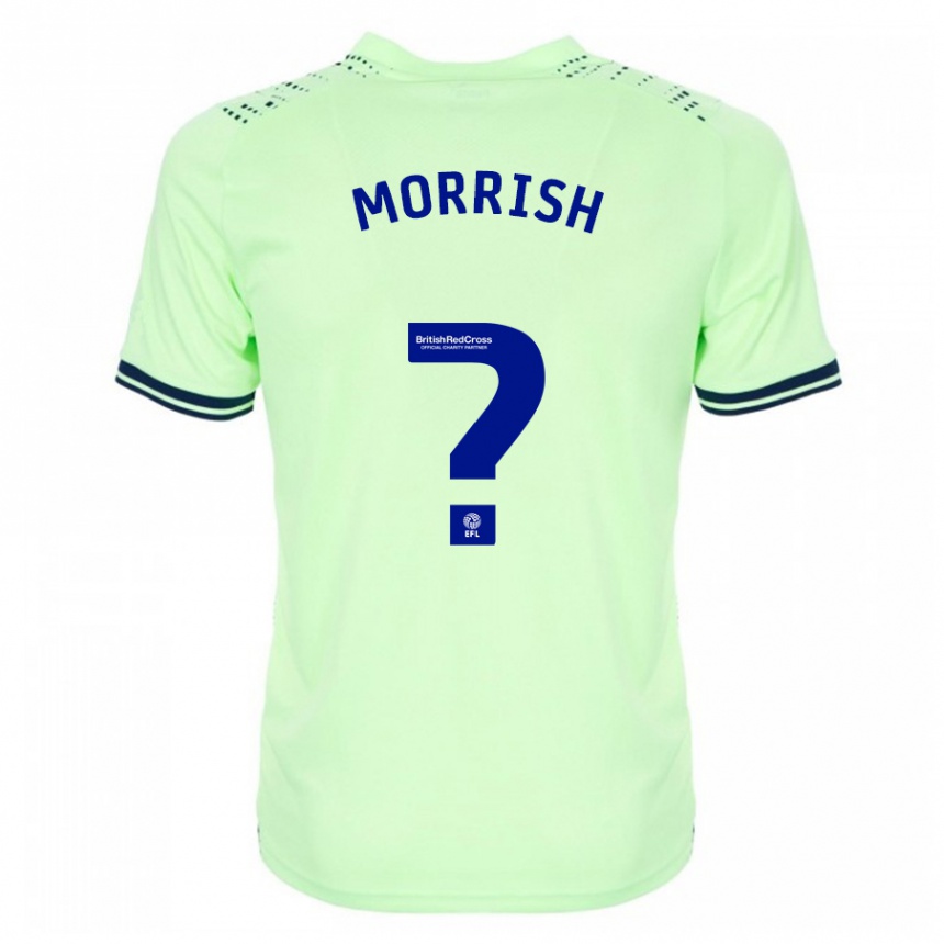 Kids Football Rhys Morrish #0 Navy Away Jersey 2023/24 T-Shirt Canada