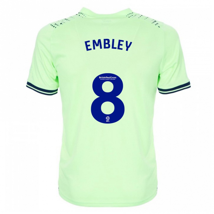 Kids Football Rosie Embley #8 Navy Away Jersey 2023/24 T-Shirt Canada