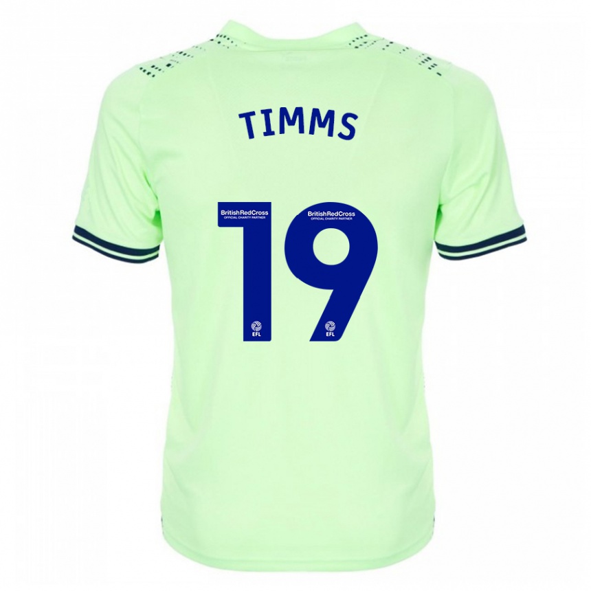 Enfant Football Maillot Maria Timms #19 Marin Tenues Extérieur 2023/24 Canada