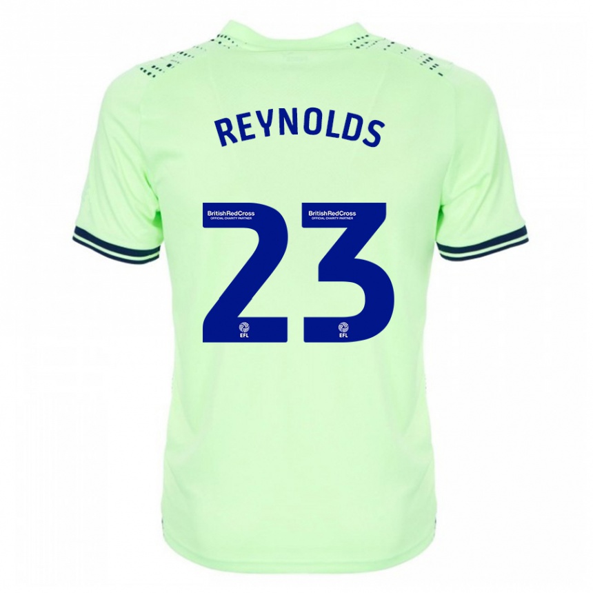 Kids Football Taylor Reynolds #23 Navy Away Jersey 2023/24 T-Shirt Canada