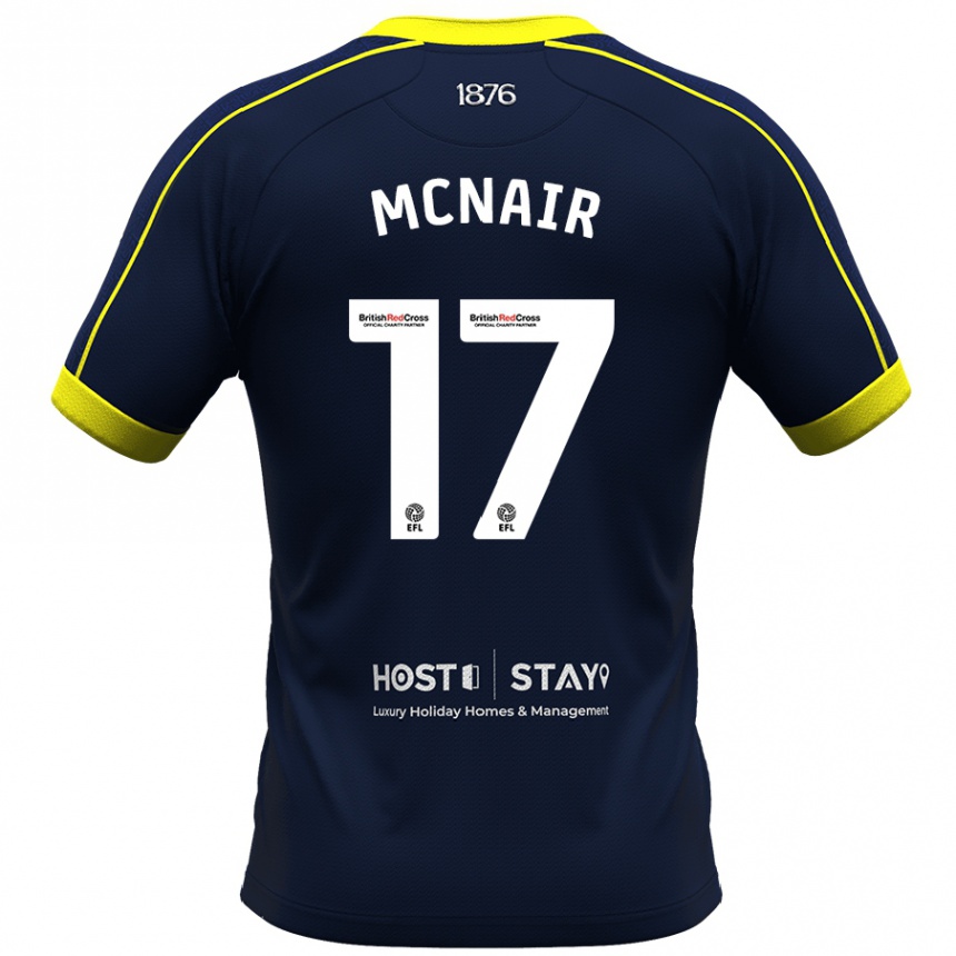 Kids Football Paddy Mcnair #17 Navy Away Jersey 2023/24 T-Shirt Canada