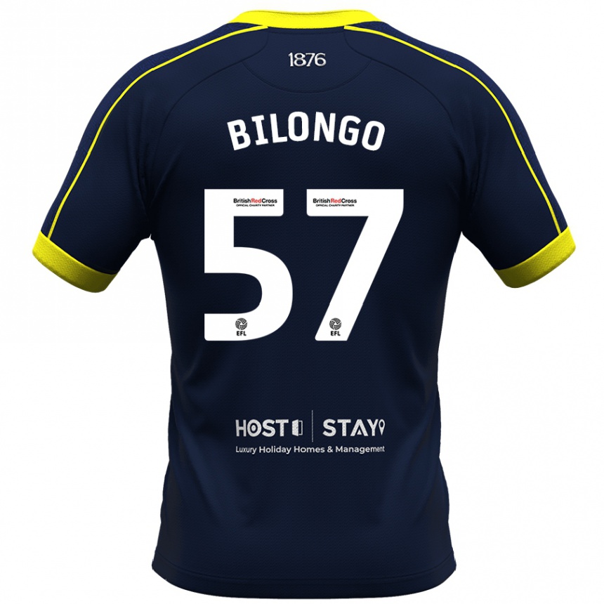 Enfant Football Maillot Bryant Bilongo #57 Marin Tenues Extérieur 2023/24 Canada