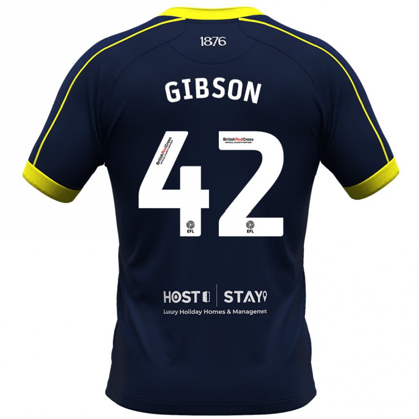 Enfant Football Maillot Joseph Gibson #42 Marin Tenues Extérieur 2023/24 Canada