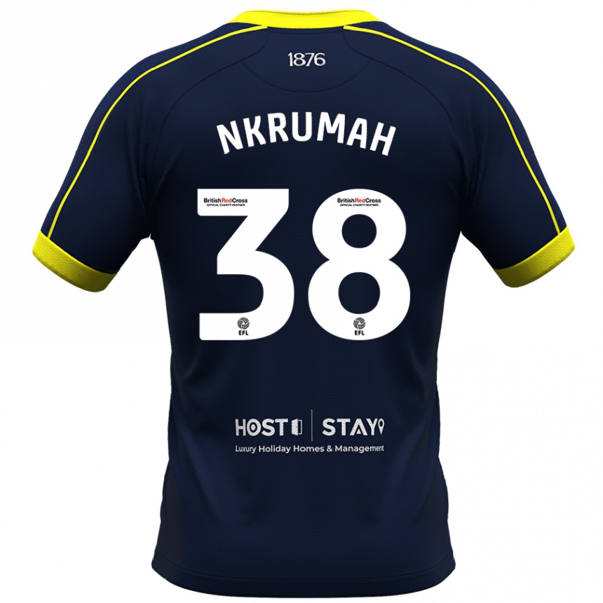 Kids Football Daniel Nkrumah #38 Navy Away Jersey 2023/24 T-Shirt Canada