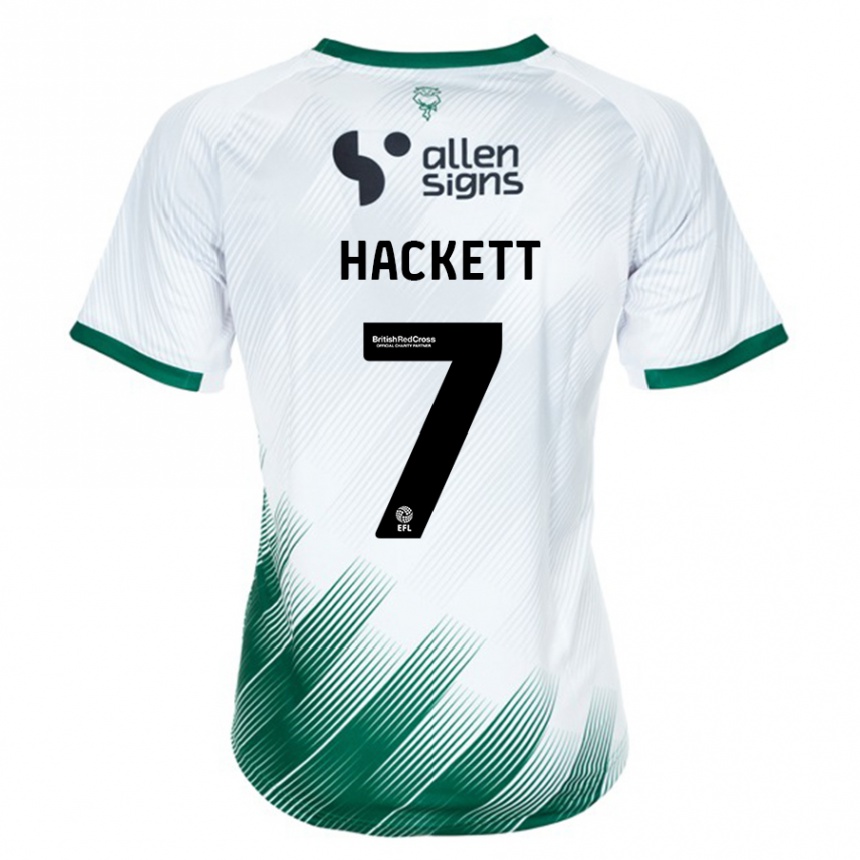 Enfant Football Maillot Reeco Hackett #7 Blanc Tenues Extérieur 2023/24 Canada