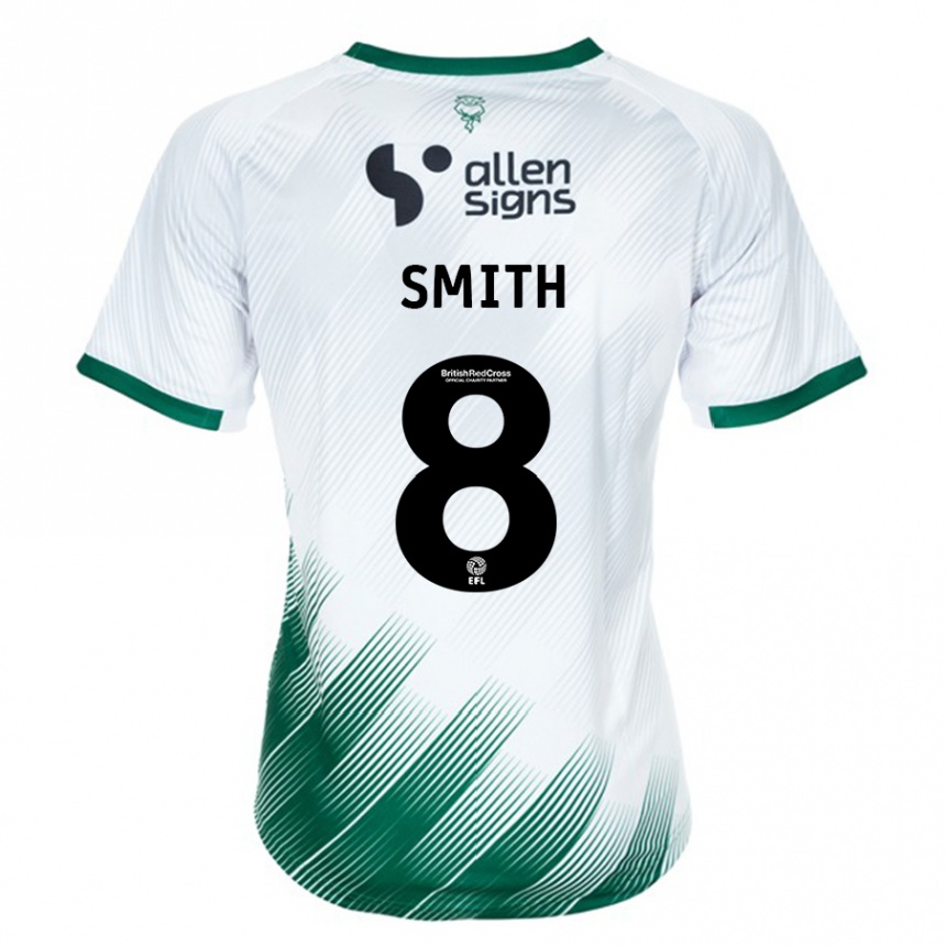 Kids Football Alistair Smith #8 White Away Jersey 2023/24 T-Shirt Canada