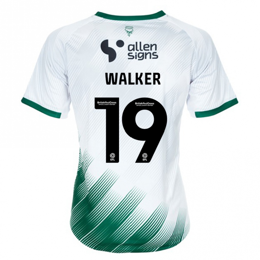 Kids Football Tyler Walker #19 White Away Jersey 2023/24 T-Shirt Canada