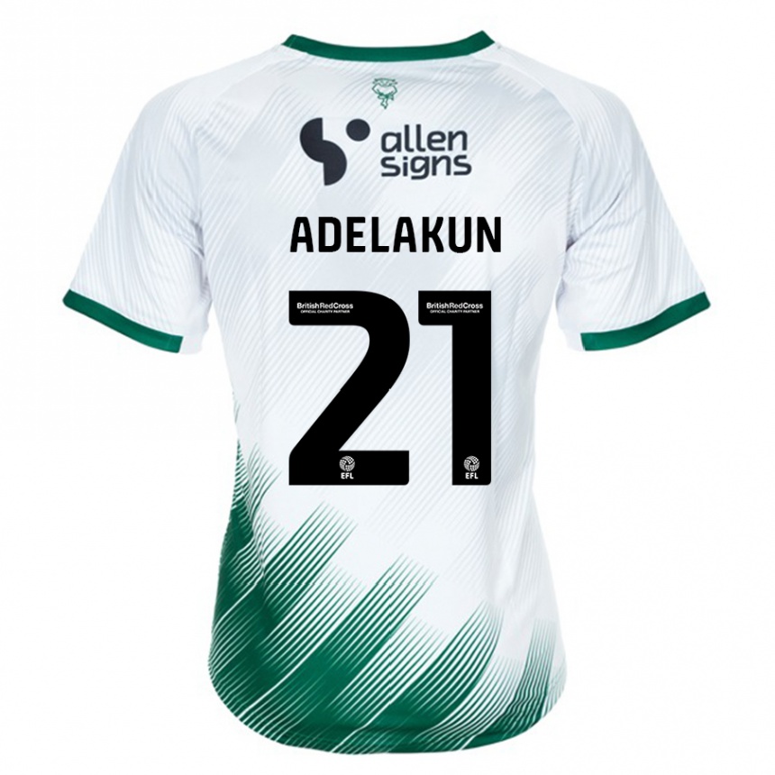 Kids Football Hakeeb Adelakun #21 White Away Jersey 2023/24 T-Shirt Canada