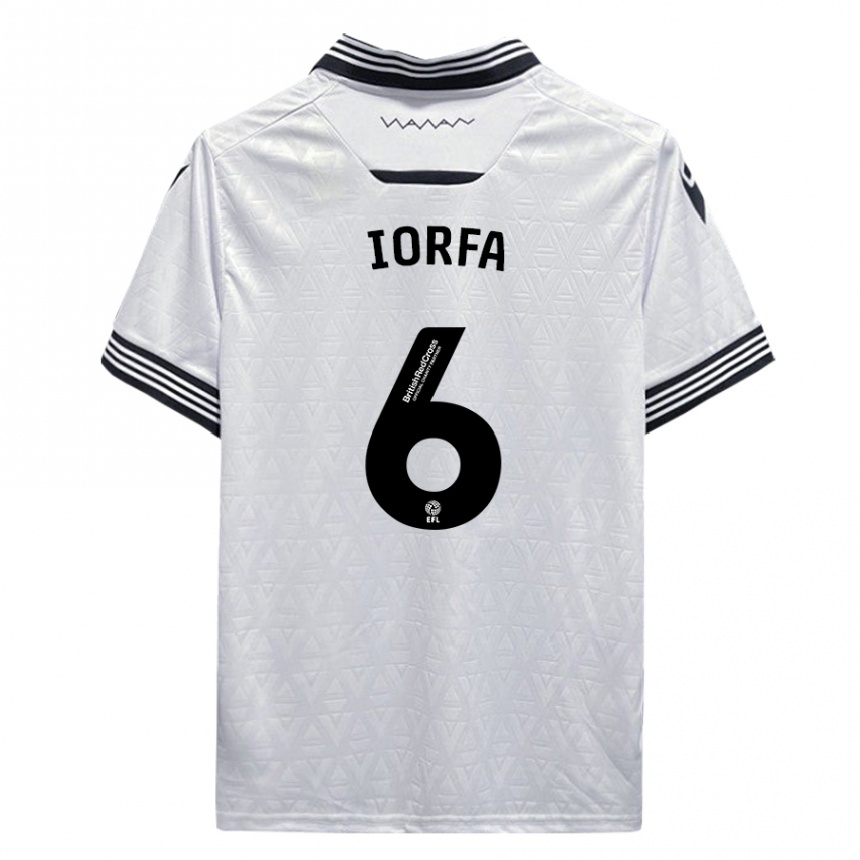 Enfant Football Maillot Dominic Iorfa #6 Blanc Tenues Extérieur 2023/24 Canada