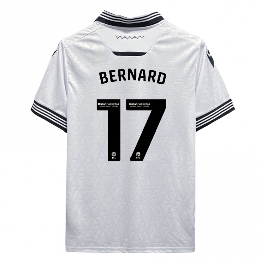 Enfant Football Maillot Di'shon Bernard #17 Blanc Tenues Extérieur 2023/24 Canada