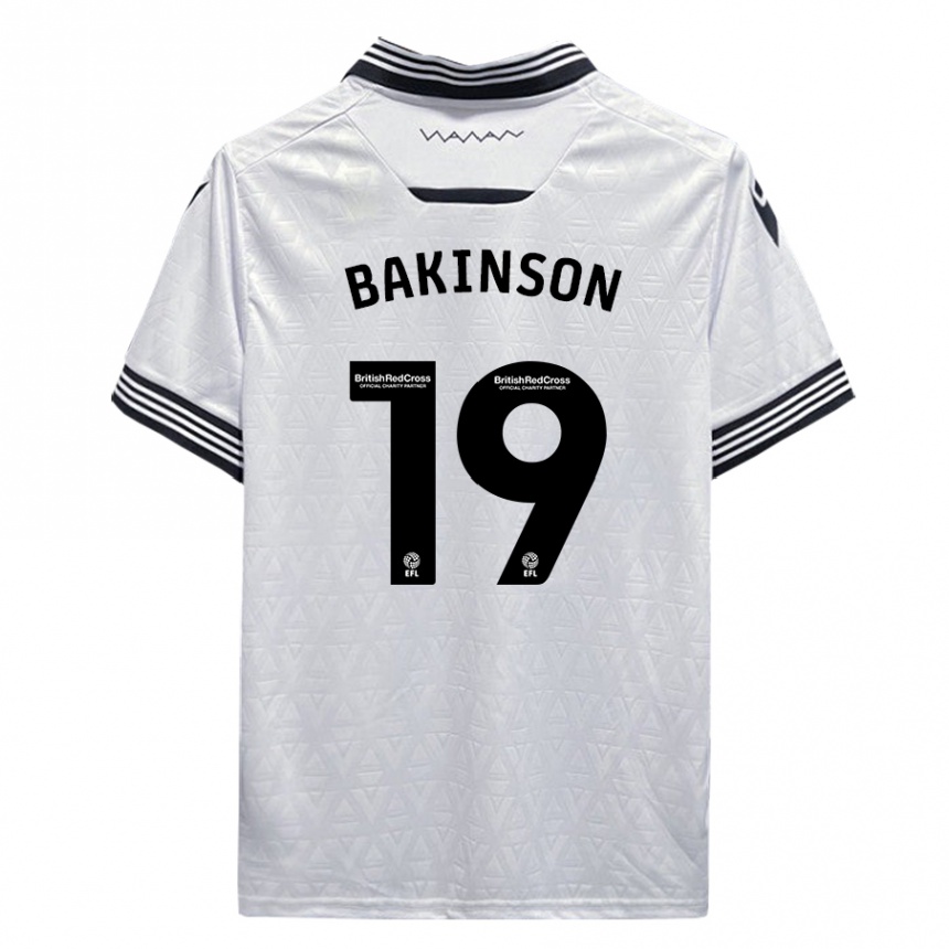 Kids Football Tyreeq Bakinson #19 White Away Jersey 2023/24 T-Shirt Canada