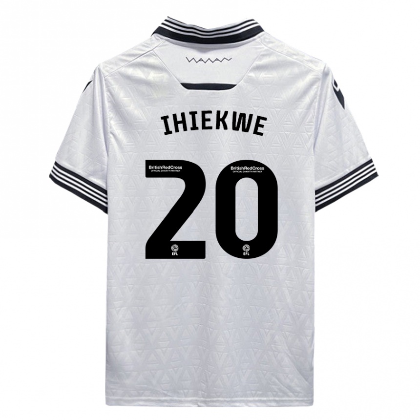 Enfant Football Maillot Michael Ihiekwe #20 Blanc Tenues Extérieur 2023/24 Canada