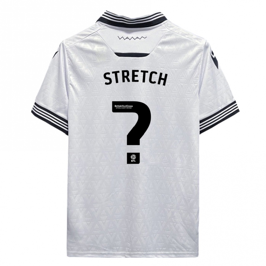 Kids Football Logan Stretch #0 White Away Jersey 2023/24 T-Shirt Canada