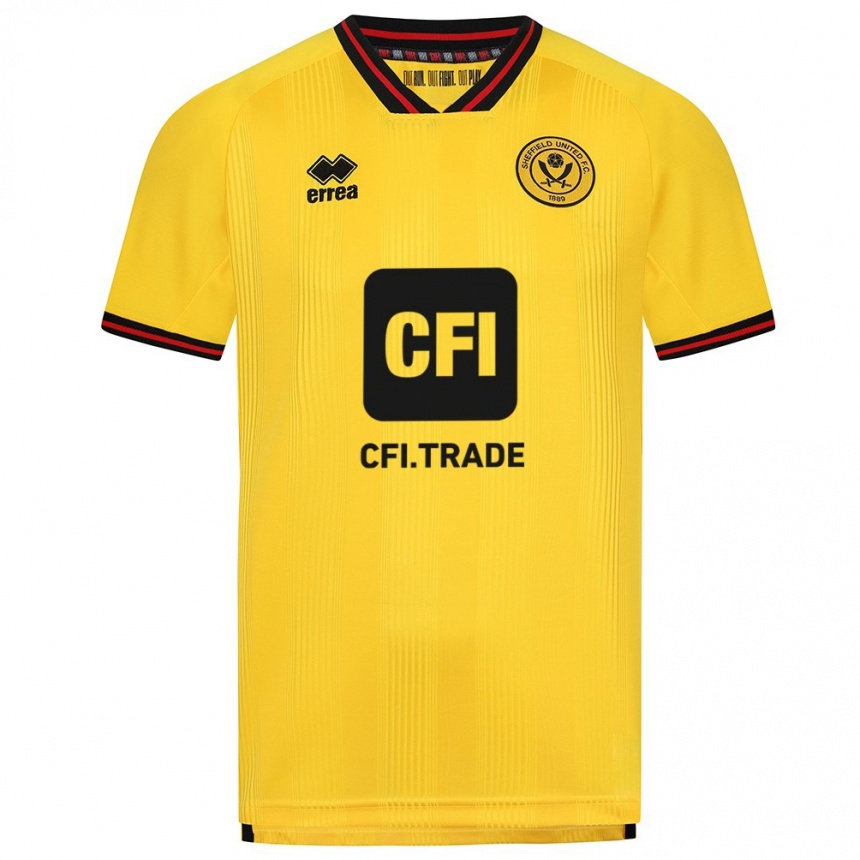 Kids Football Ellie May #14 Yellow Away Jersey 2023/24 T-Shirt Canada