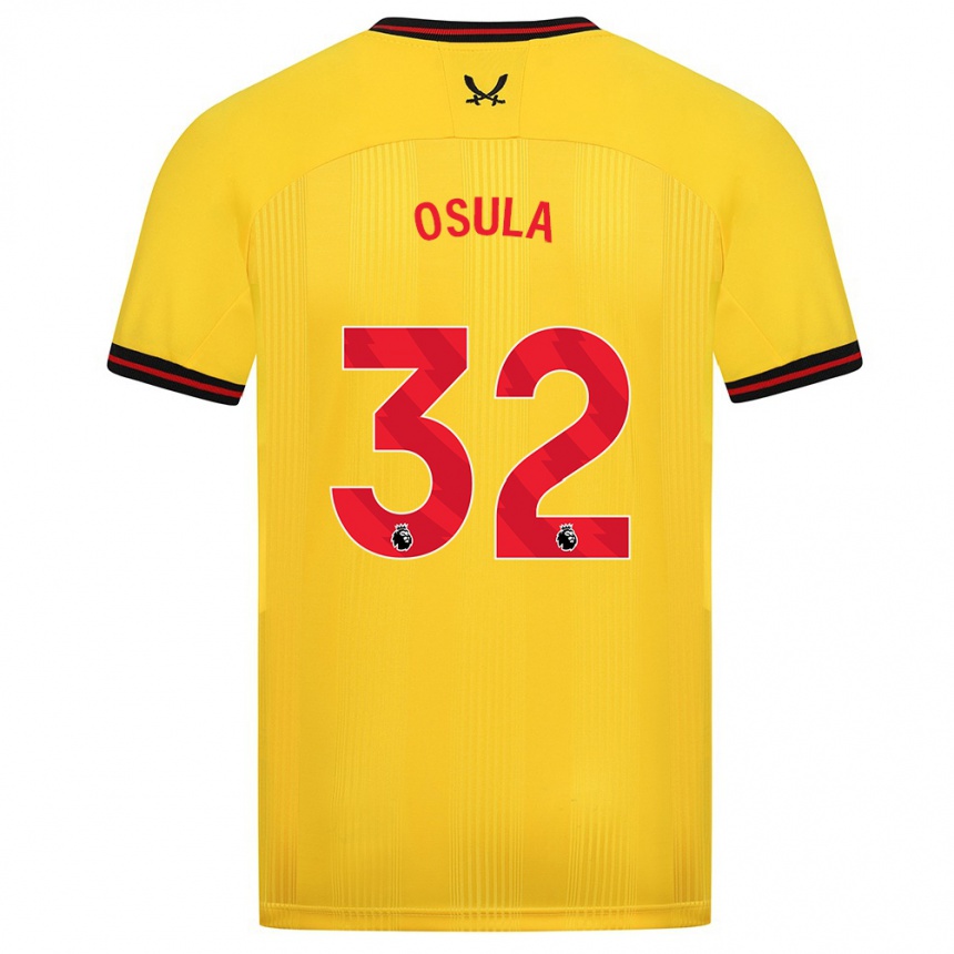 Enfant Football Maillot William Osula #32 Jaune Tenues Extérieur 2023/24 Canada