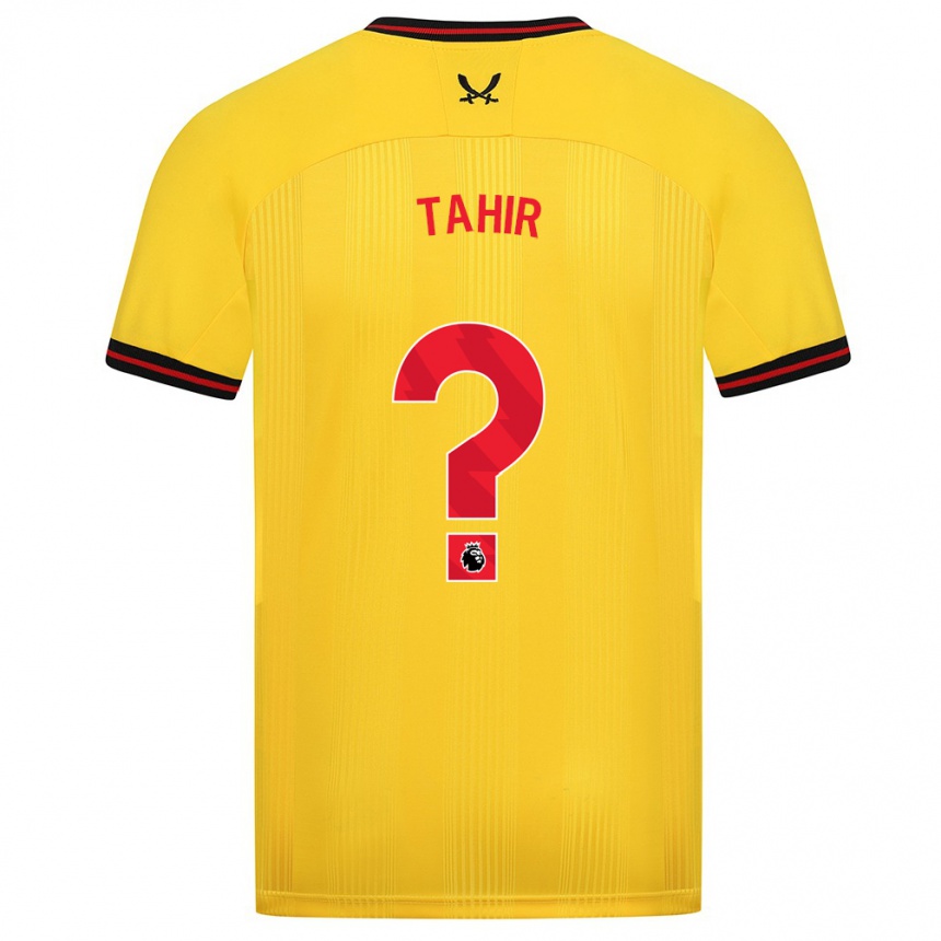 Kids Football Zain Tahir #0 Yellow Away Jersey 2023/24 T-Shirt Canada