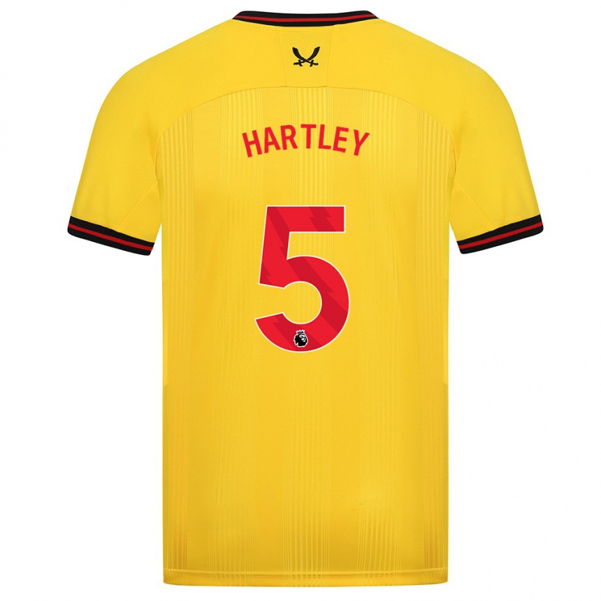 Enfant Football Maillot Naomi Hartley #5 Jaune Tenues Extérieur 2023/24 Canada