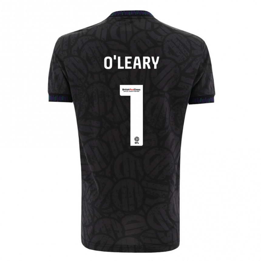 Kids Football Max O'leary #1 Black Away Jersey 2023/24 T-Shirt Canada