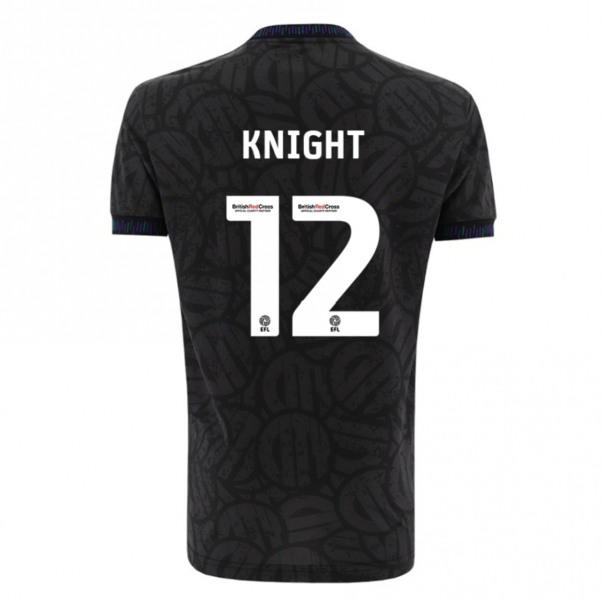 Enfant Football Maillot Jason Knight #12 Noir Tenues Extérieur 2023/24 Canada