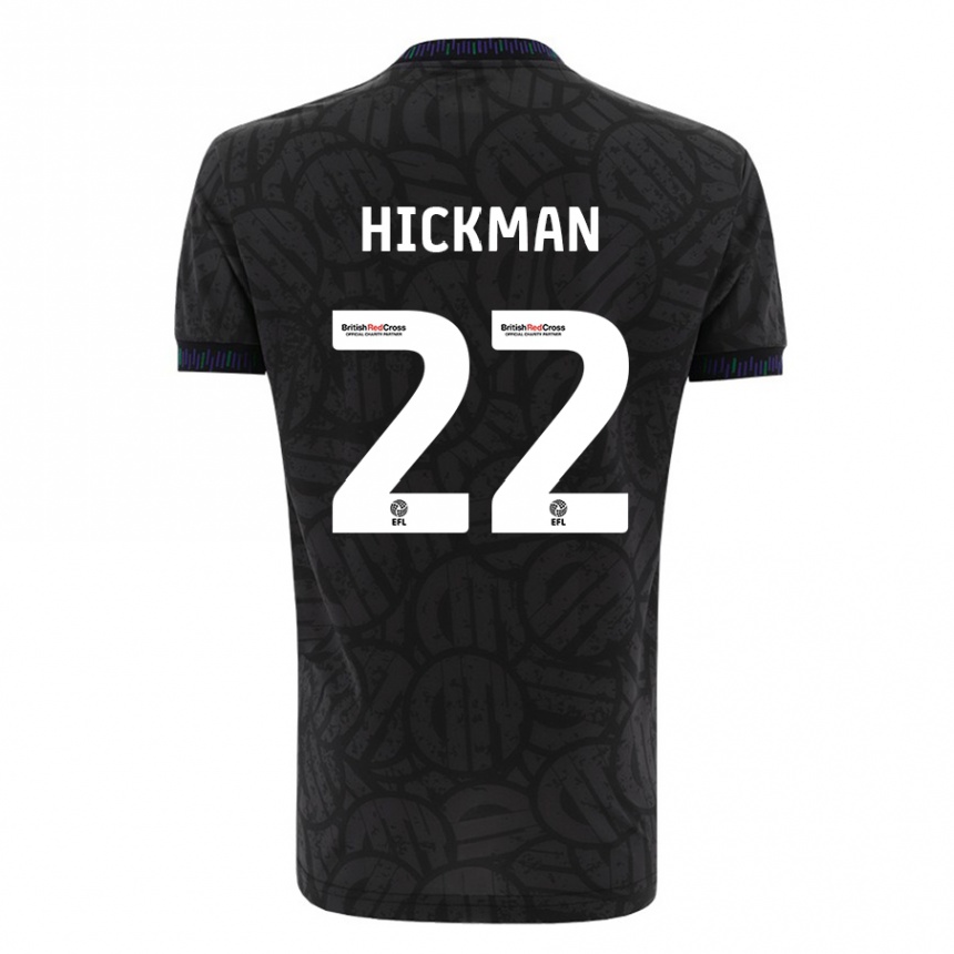 Kids Football Taylor Gardner-Hickman #22 Black Away Jersey 2023/24 T-Shirt Canada