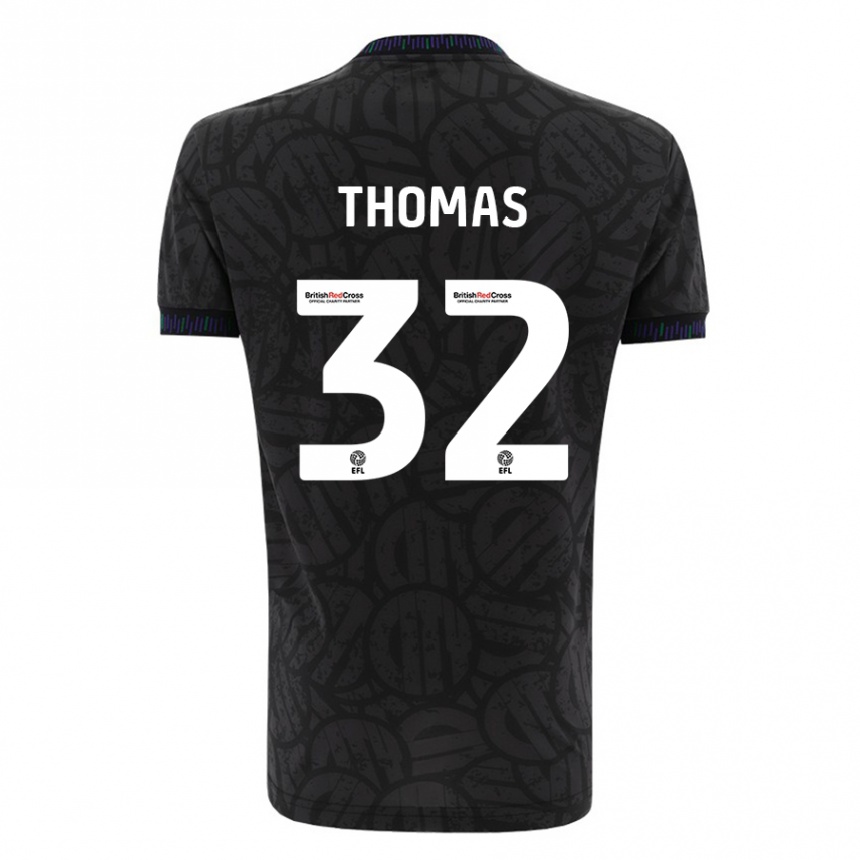 Enfant Football Maillot Lewis Thomas #32 Noir Tenues Extérieur 2023/24 Canada