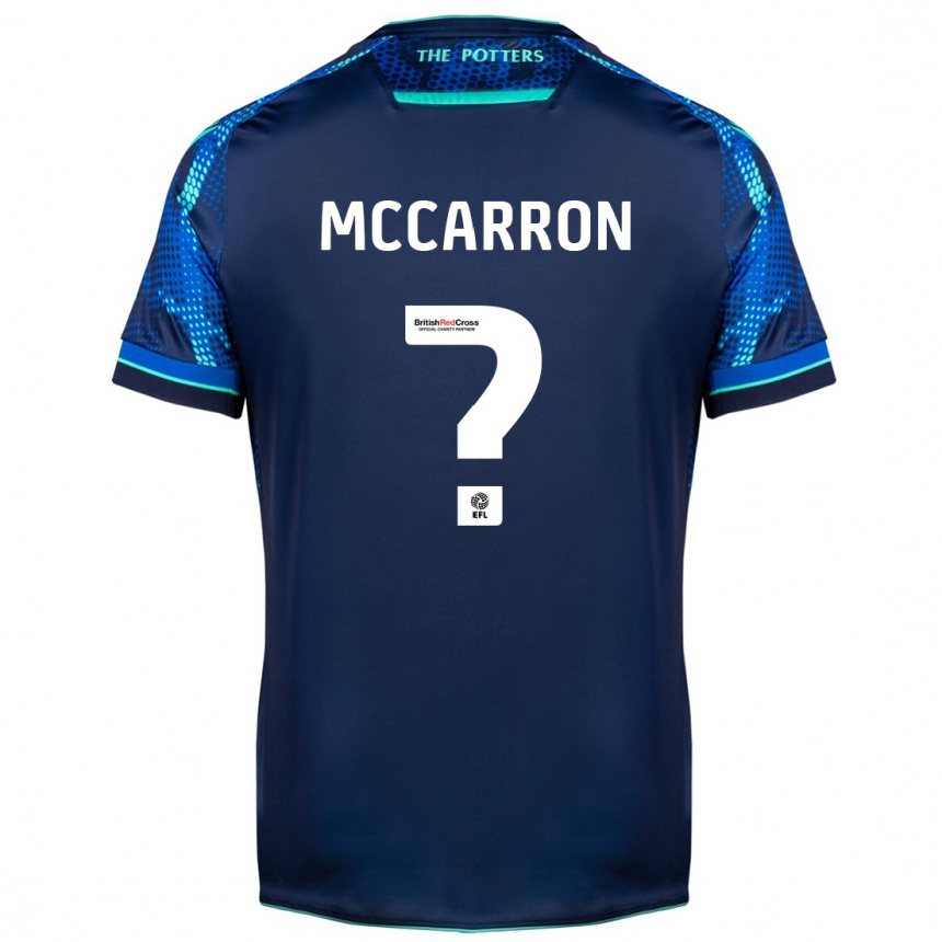 Kids Football Liam Mccarron #0 Navy Away Jersey 2023/24 T-Shirt Canada