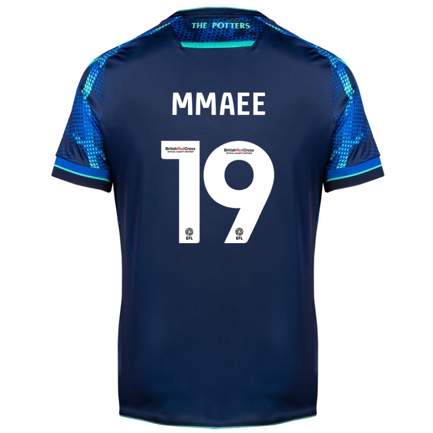 Kids Football Ryan Mmaee #19 Navy Away Jersey 2023/24 T-Shirt Canada