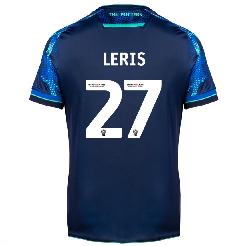 Kids Football Mehdi Léris #27 Navy Away Jersey 2023/24 T-Shirt Canada