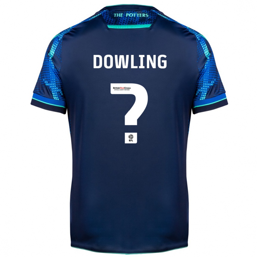 Kids Football Will Dowling #0 Navy Away Jersey 2023/24 T-Shirt Canada