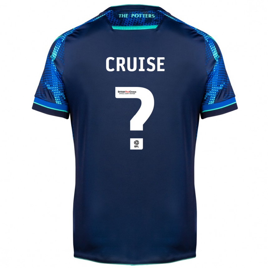 Kids Football George Cruise #0 Navy Away Jersey 2023/24 T-Shirt Canada