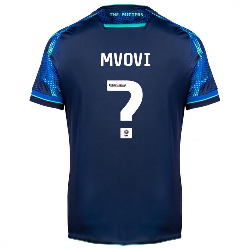 Enfant Football Maillot Joel Mvovi #0 Marin Tenues Extérieur 2023/24 Canada